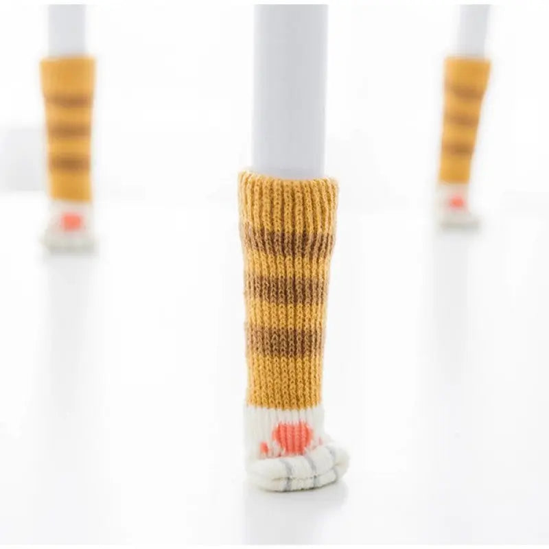Objet chat<br/>Chaussettes pour pied de Chaise - Vraiment-chat