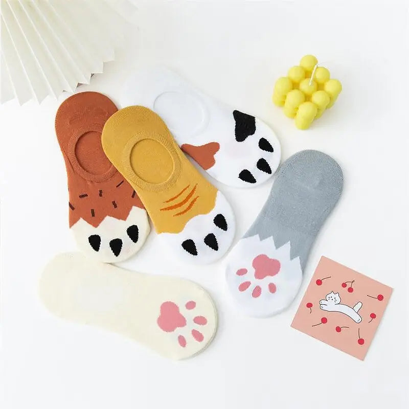Chaussettes Fantaisie Pattes de Chat Vraiment-chat