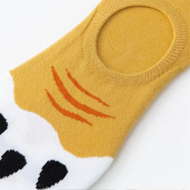Chaussettes Fantaisie Pattes de Chat Vraiment-chat