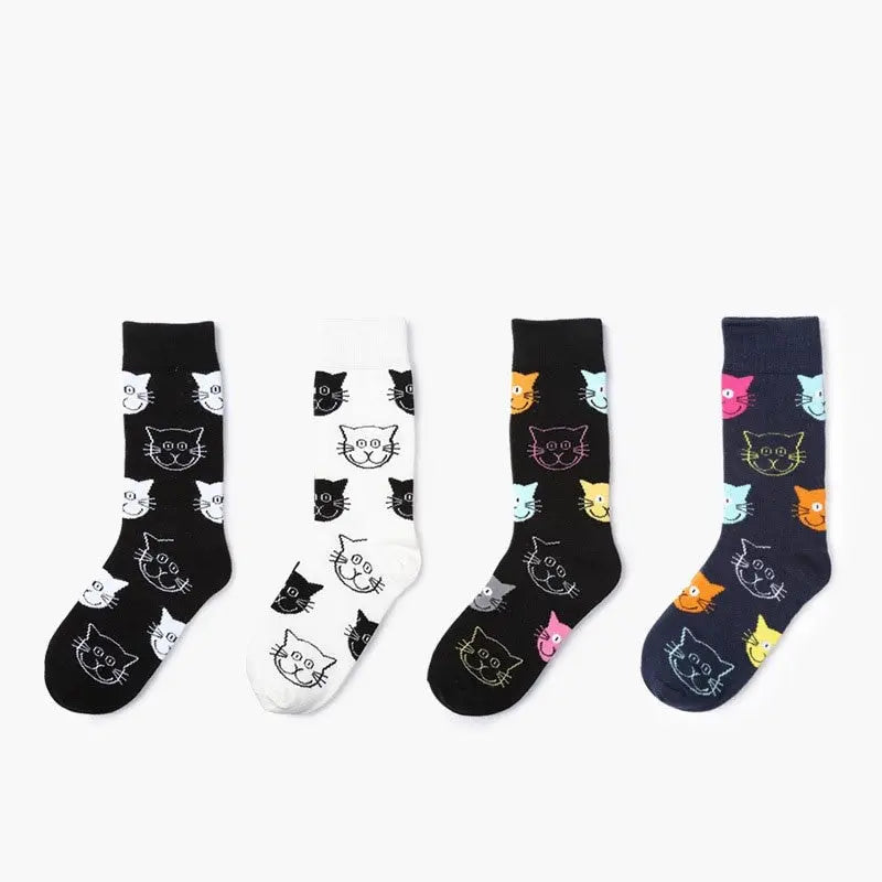 Chaussette Motif Tête de chat Vraiment-chat