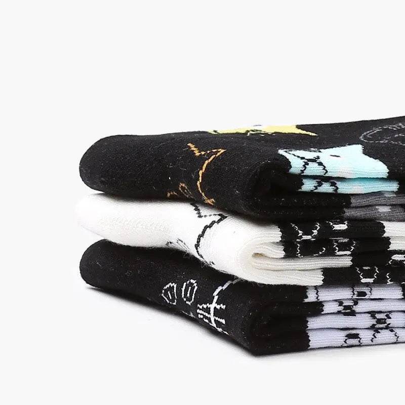 Chaussette Motif Tête de chat Vraiment-chat