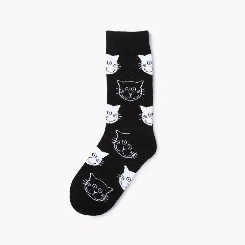 Chaussette Motif Tête de chat Vraiment-chat
