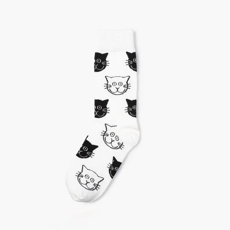 Chaussette Motif Tête de chat Vraiment-chat