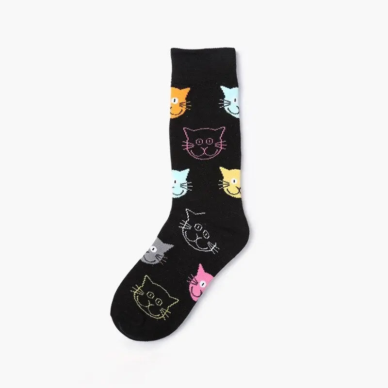 Chaussette Motif Tête de chat Vraiment-chat