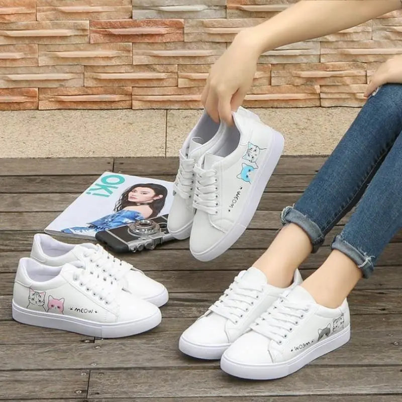 Chausse Femme à Motif Chat MEOW - Vraiment-chat