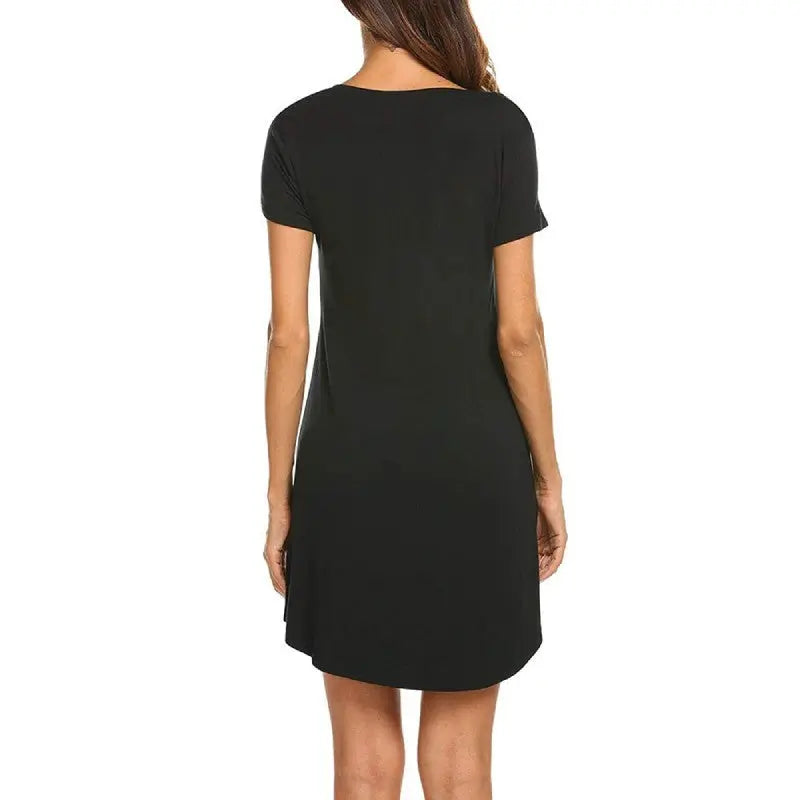 Chemise de nuit Chat manches courtes - Vraiment-chat