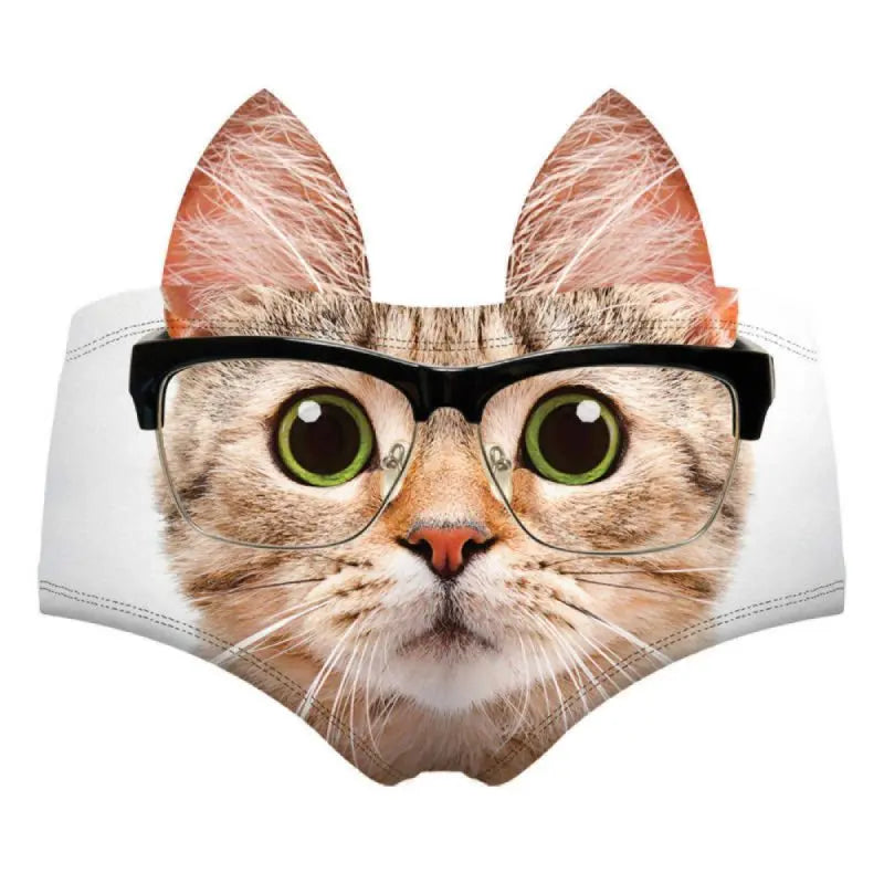 Culotte avec Chat à Lunettes - Vraiment-chat