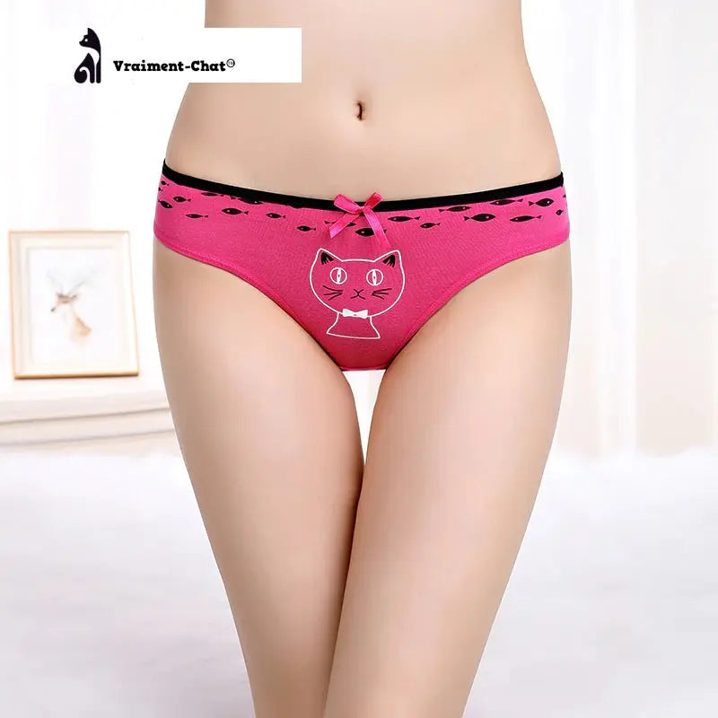 Culotte avec Tête de chat - Vraiment-chat