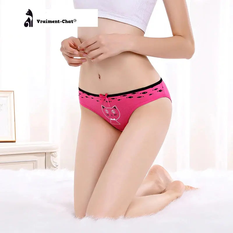 Culotte avec Tête de chat - Vraiment-chat