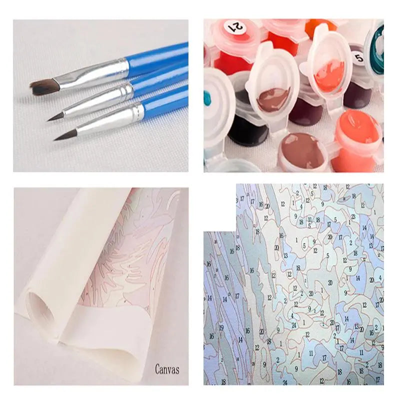 Peinture par numéro Chat qui lit - Vraiment-chat