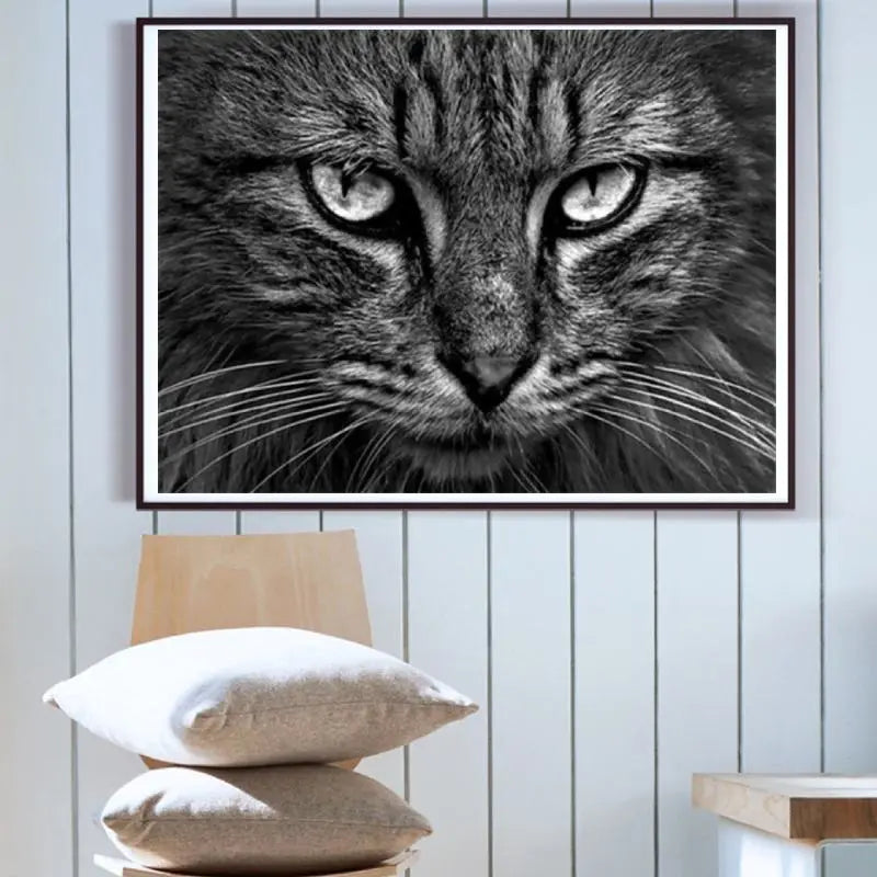 Peinture par Numéro Visage de Chat - Vraiment-chat