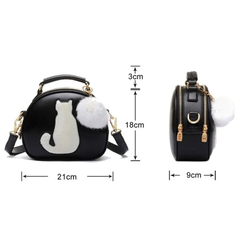 Sac à Main à Motif Chat Furry - Vraiment-chat