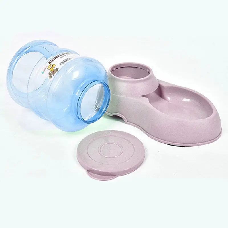 Distributeur de croquettes pour Chat Glouton Rose - Vraiment-chat