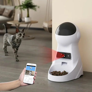 Distributeur de Croquettes Automatique WIFI-Camera Vraiment-chat