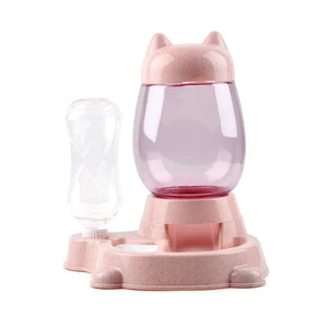 Distributeur Croquette-et-Eau pour Chat - Vraiment-chat