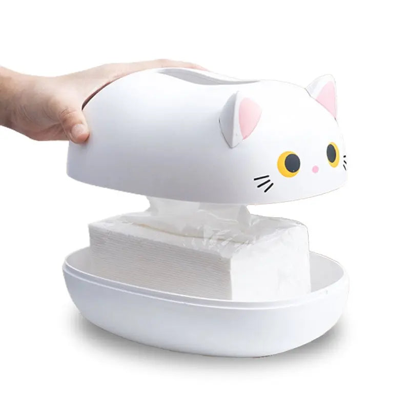 distributeur de-mouchoirs en forme de chat