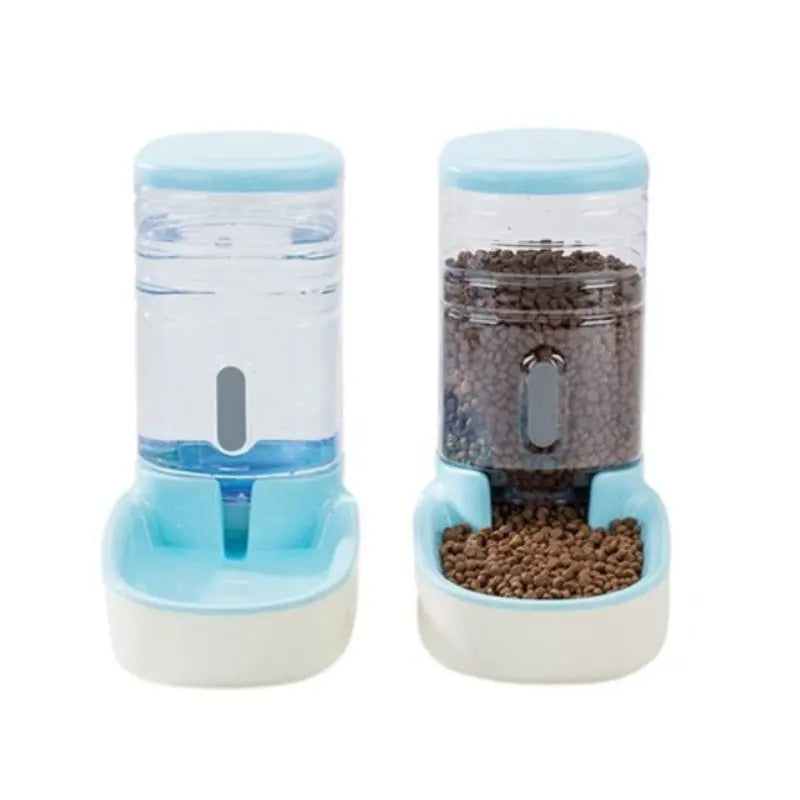 Distributeur de Croquettes et Eau pour Chat Bleu - Vraiment-chat