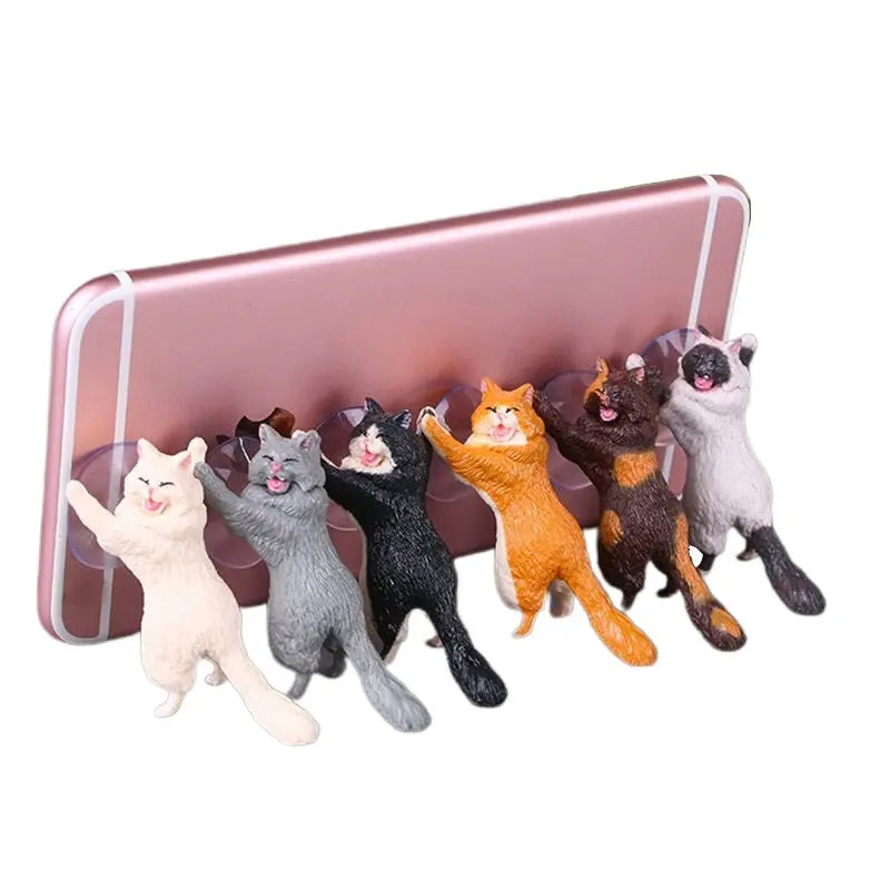 Figurine support de téléphone chat Vraiment-chat