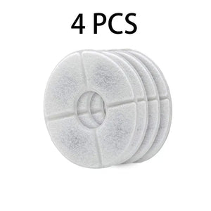 Filtres à charbon pour fontaine à eau pour chat Flora x 4 Vraiment-chat