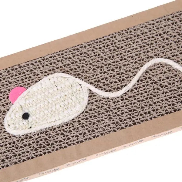 Griffoir pour Chat avec Souris en Sisal - Vraiment-chat