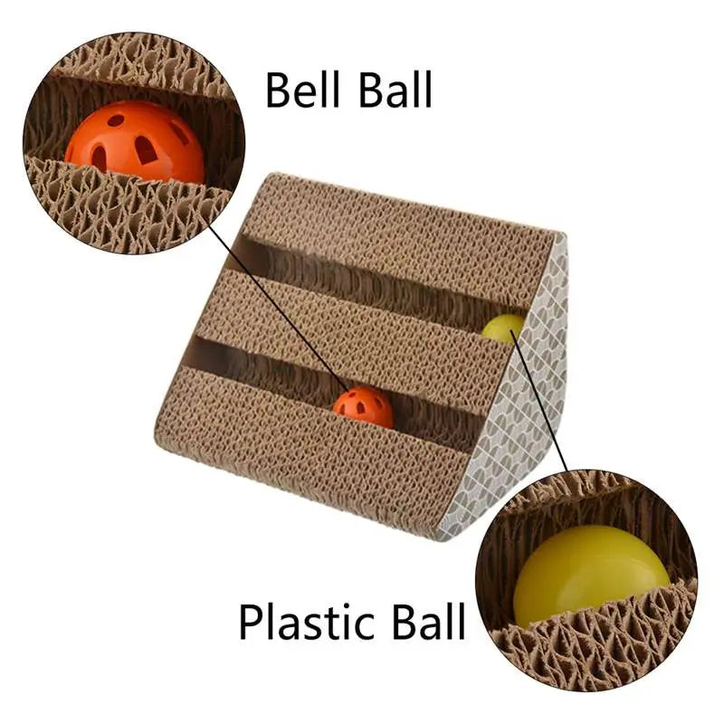 Griffoir pour Chat en Triangle - Vraiment-chat