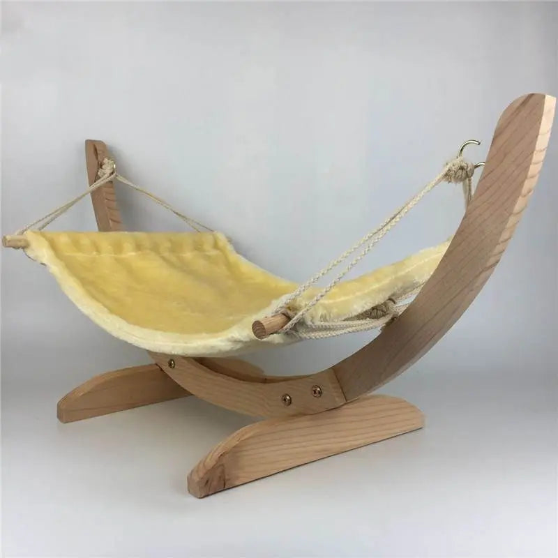 Hamac Pour Chat en Bois - Vraiment-chat