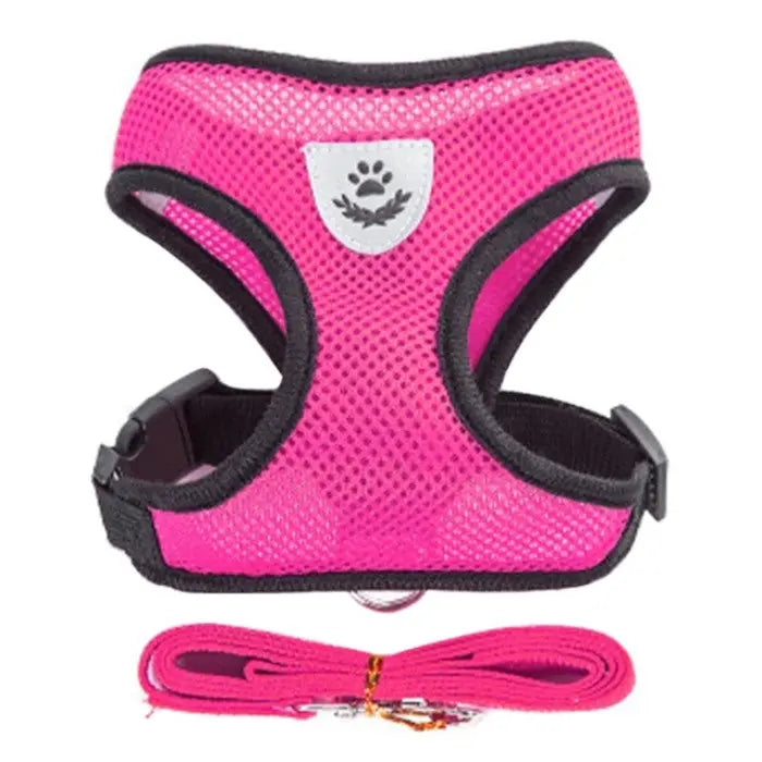 Harnais pour Chat Respirant fuchsia- vraiment-chat