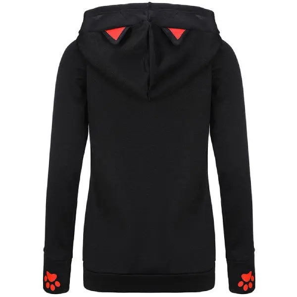 Hoodie aux Oreilles de Chat - Vraiment-chat