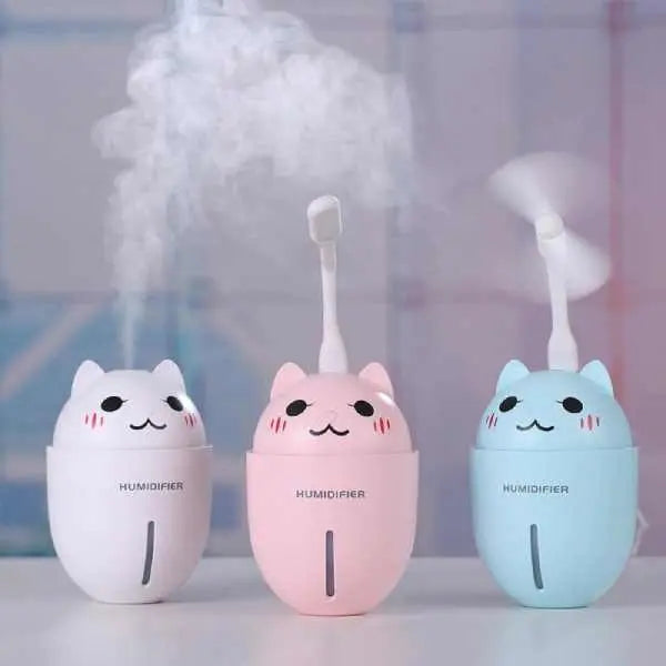 Humidificateur Chat à Ultrason 3 en 1 - Vraiment-chat
