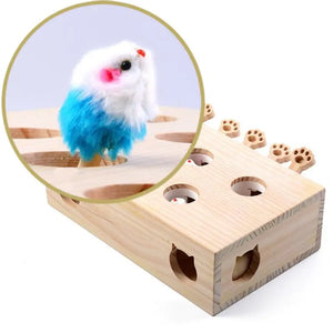 Jeu de Taupe en Bois - Vraiment-chat