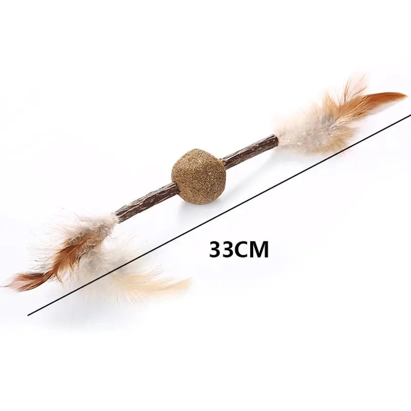 Jouet pour chat en Bâton de Bois - Vraiment-chat