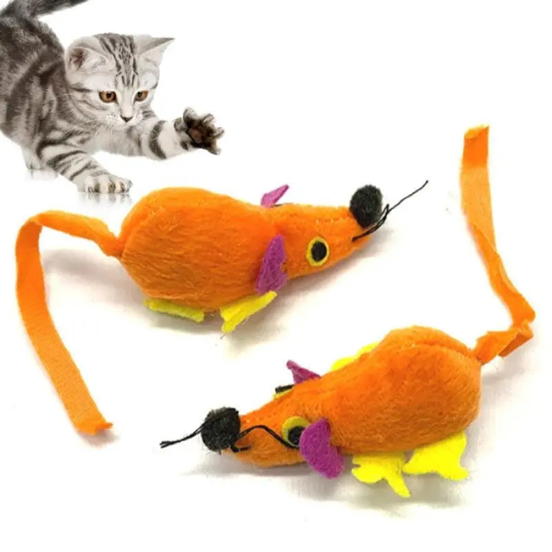 Jouet pour Chat Souris Orange - Vraiment-chat