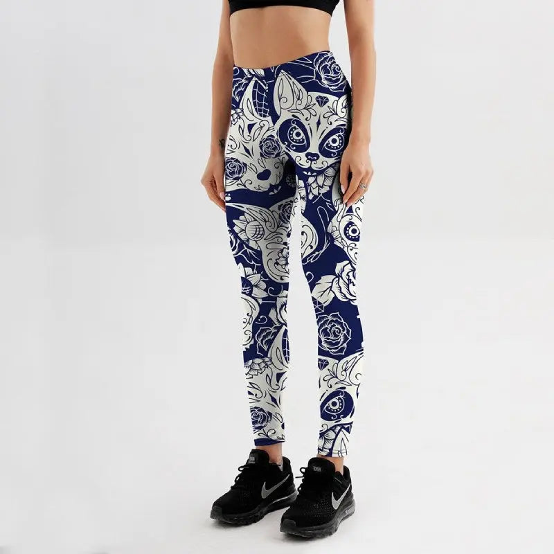 Legging chat Santa Muerte Vraiment-chat