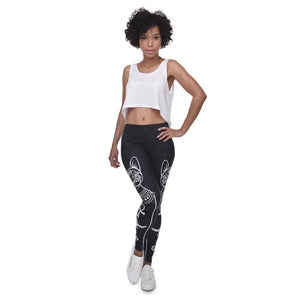 Legging Chat Egyptien Noir Fitness Bastet - Vraiment-chat