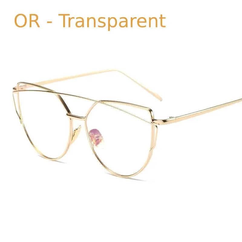 Lunettes Style Chat Transparentes - Vraiment-chat