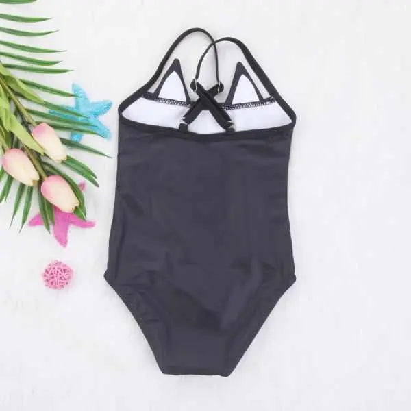Maillot de Bain Chat pour Fille KiddyCat - Vraiment-chat