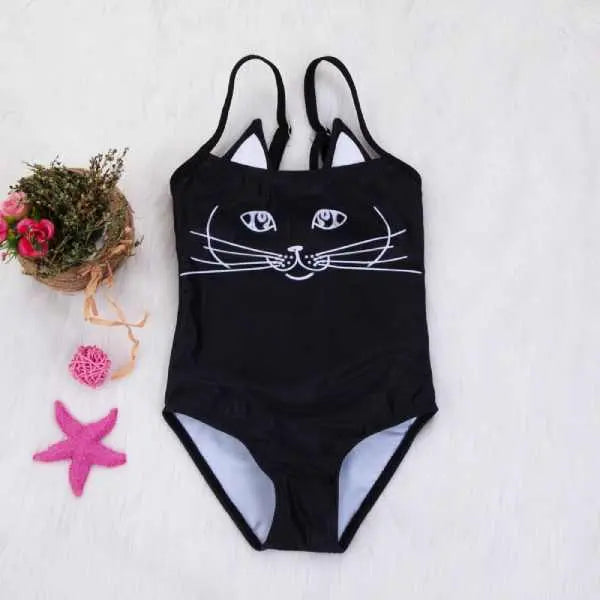 Maillot de Bain Chat pour Fille KiddyCat - Vraiment-chat