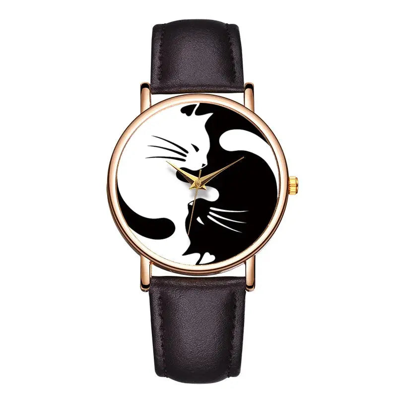 Montre Chat Femme Yin Yang - Vraiment-chat