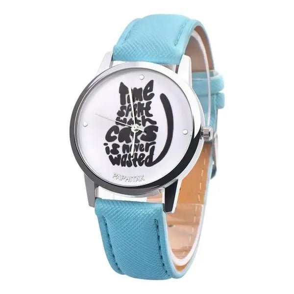 Montre Femme au Motif Chat - Vraiment-chat