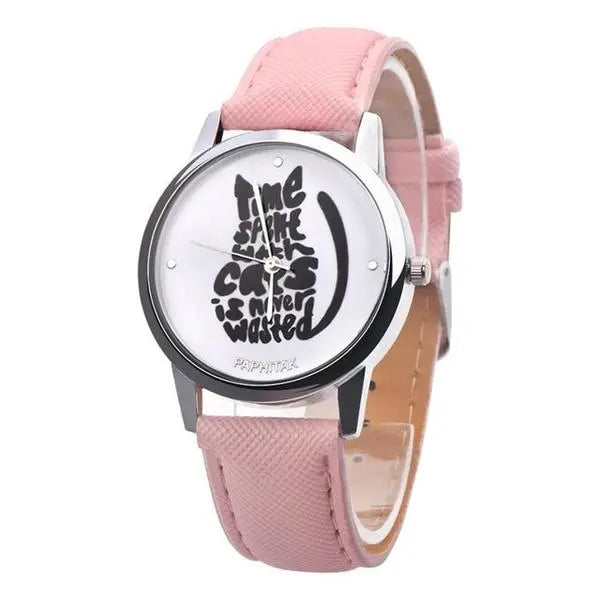 Montre Femme au Motif Chat - Vraiment-chat