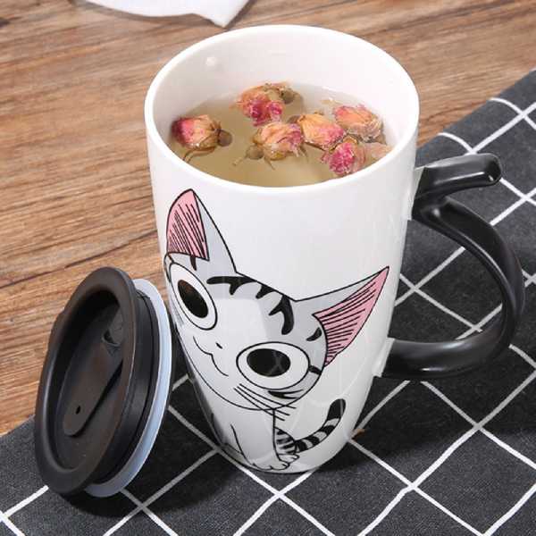 Mug Chat avec Couvercle - Vraiment-chat