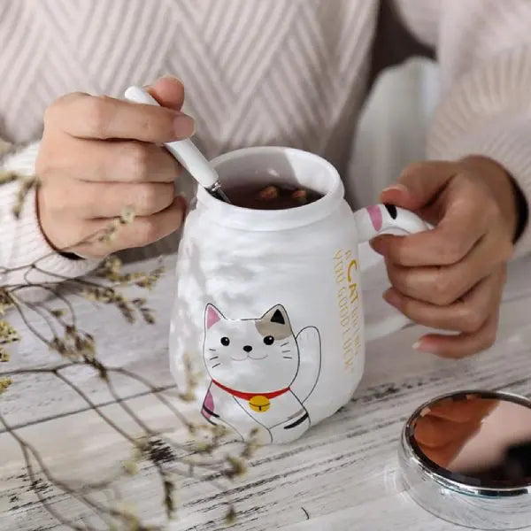 Mug Chat Japonais Maneki Neko - Vraiment-chat