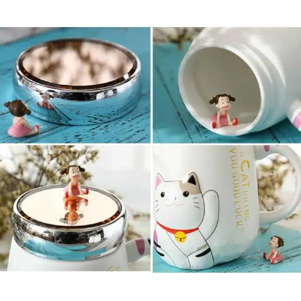 Mug Chat Japonais Maneki Neko - Vraiment-chat