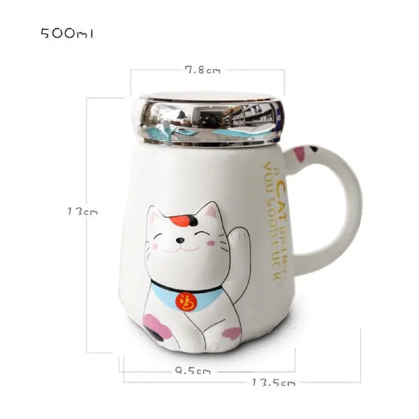 Mug Chat Japonais Maneki Neko - Vraiment-chat