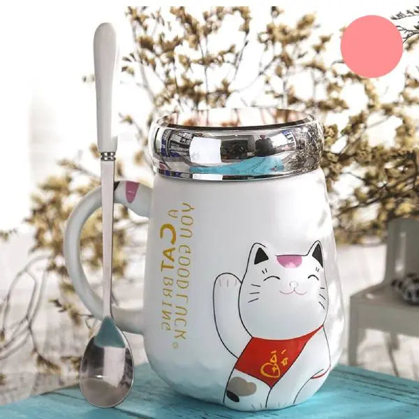 Mug Chat Japonais Maneki Neko - Vraiment-chat