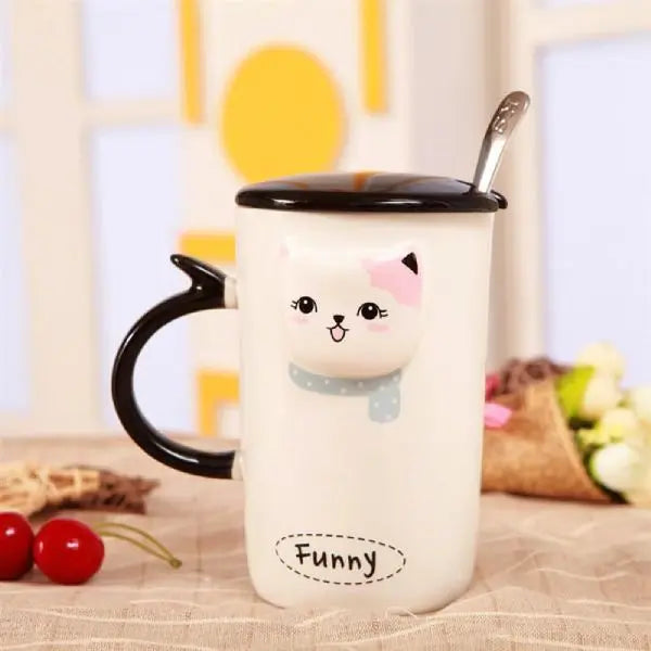Mug Tête de Chat en 3D - Vraiment-chat