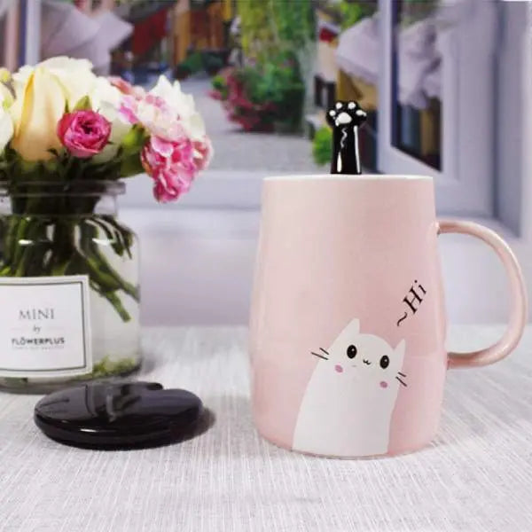 Mug Chat Bonjour - Vraiment-chat