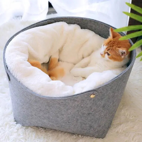 Panier pour chat gris - Vraiment-chat