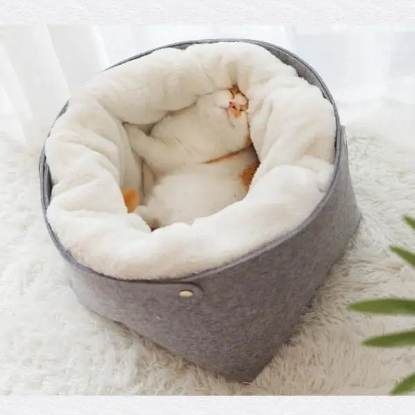 Panier pour chat gris - Vraiment-chat