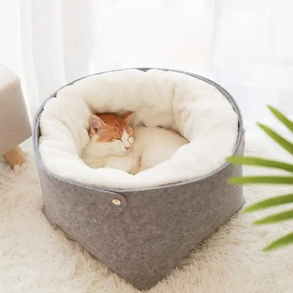 Panier pour chat gris - Vraiment-chat